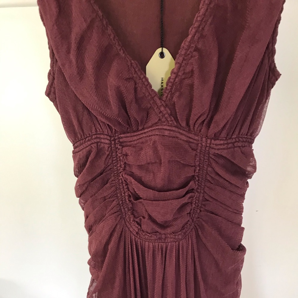 MaxStudio Maroon Dress - Picture 3 of 10